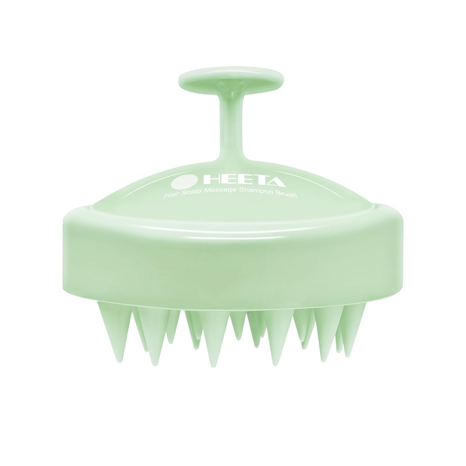 Scalp Massager Hair Growth, Soft Silicone Scalp Scrubber Shampoo Brush for Exfoliation, Dandruff Removal Head Massage Stress Relax, Wet & Dry Use for Thick Thin Curly Hair Care, Black