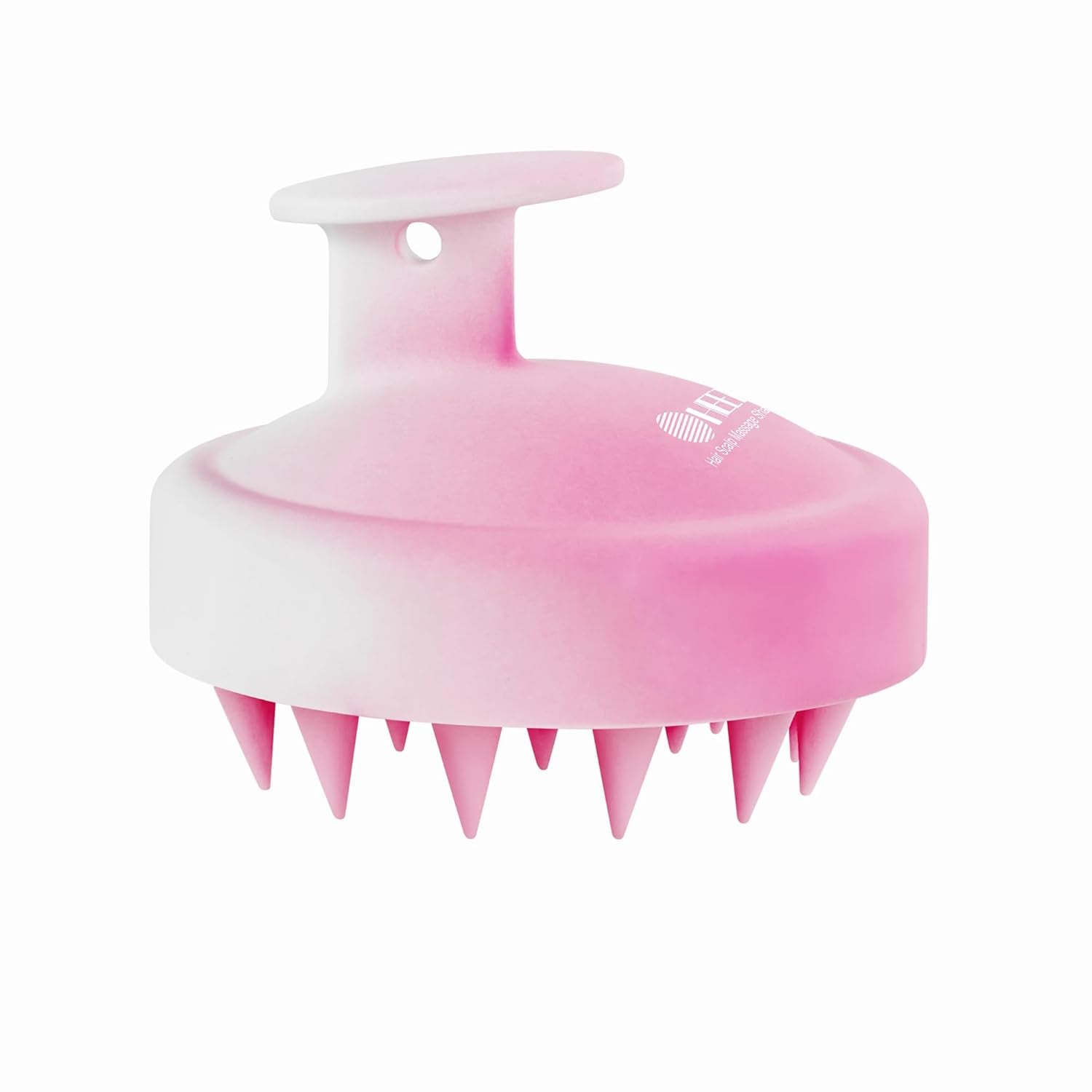 Scalp Massager Hair Growth, Soft Silicone Scalp Scrubber Shampoo Brush for Exfoliation, Dandruff Removal Head Massage Stress Relax, Wet & Dry Use for Thick Thin Curly Hair Care, Black