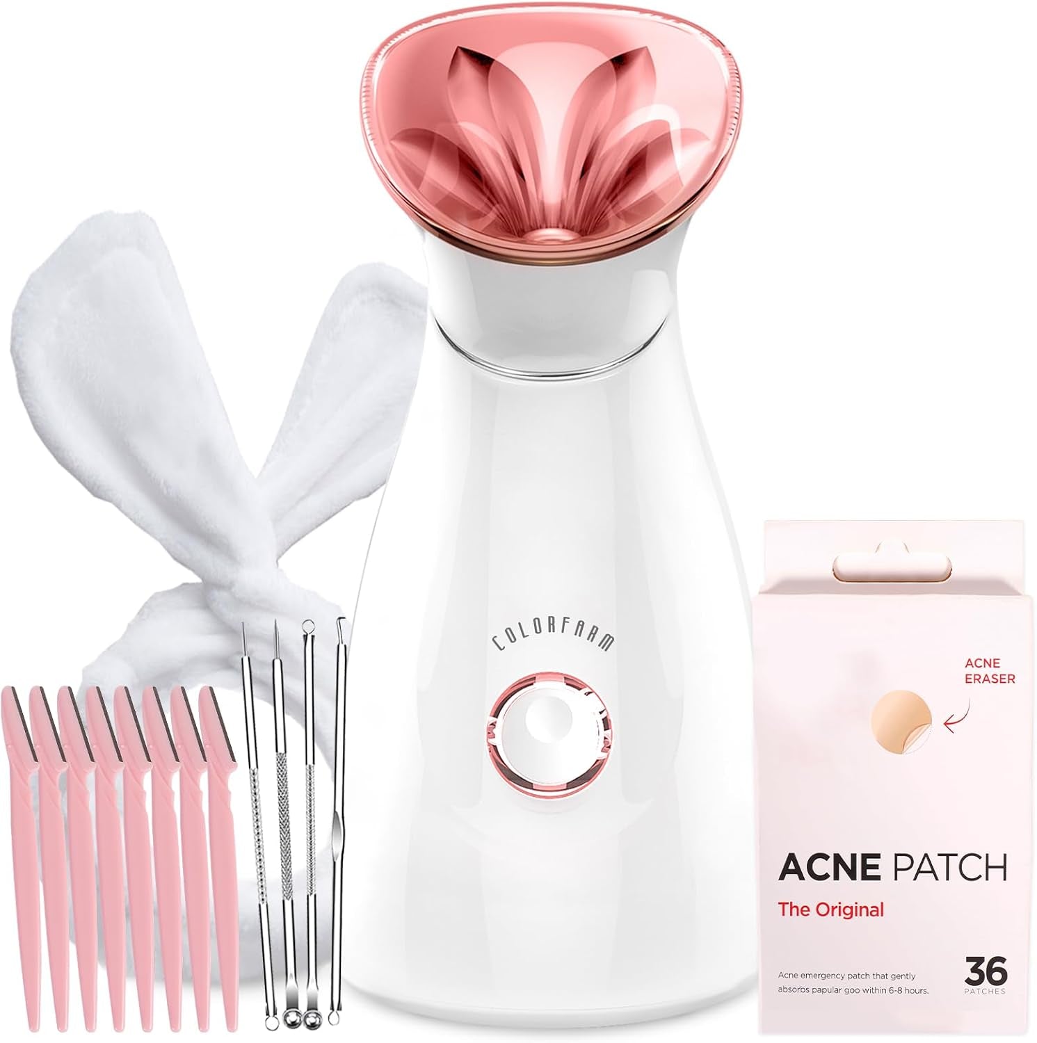 Facial Steamer Nano Ionic: Large 3-In-1 Face Steamer Deep Cleaning Unclogs Pores - Humidifier Towel Steamer Hot Mist Home Sauna Spa for Women Men Sinuses Moisturizing