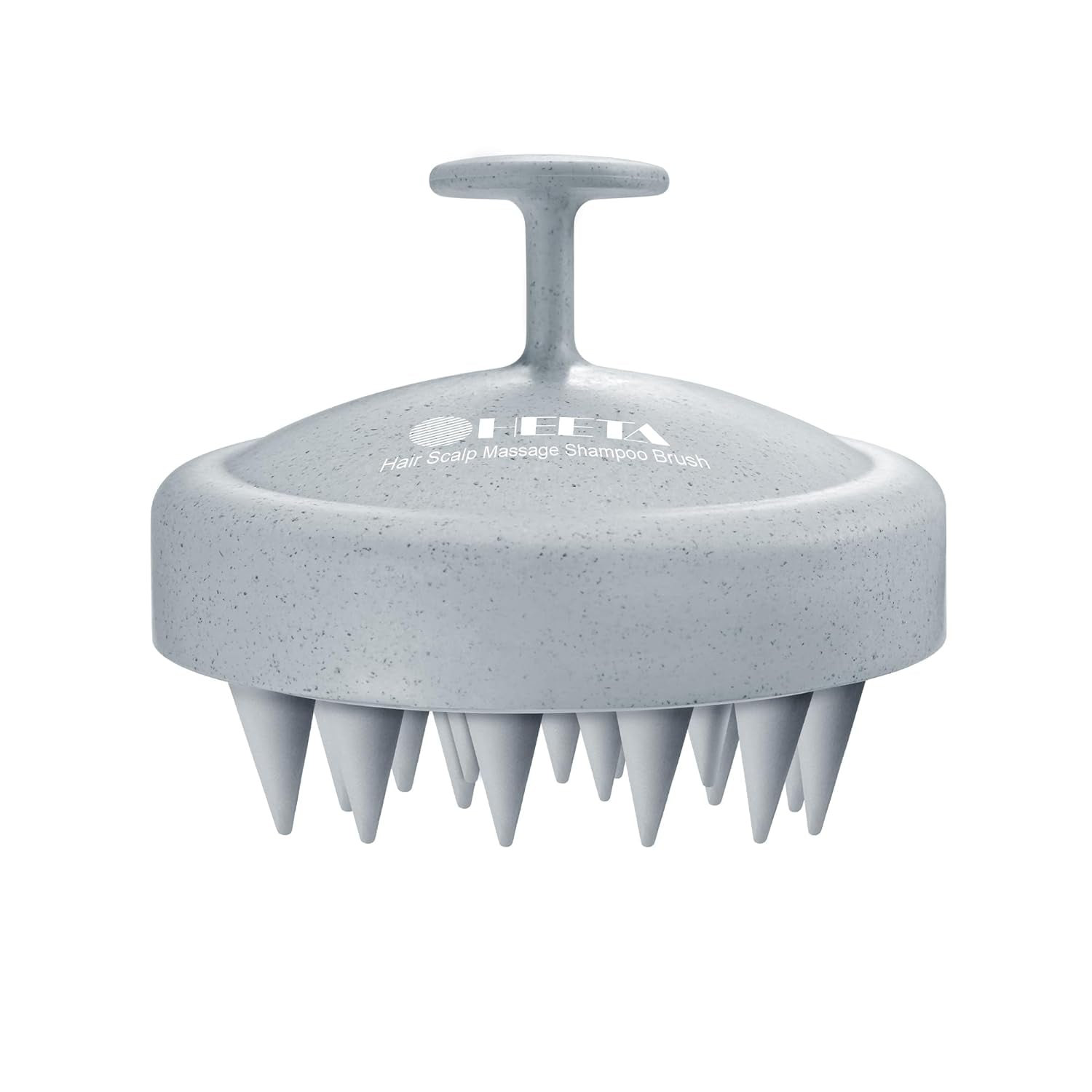 Scalp Massager Hair Growth, Soft Silicone Scalp Scrubber Shampoo Brush for Exfoliation, Dandruff Removal Head Massage Stress Relax, Wet & Dry Use for Thick Thin Curly Hair Care, Black