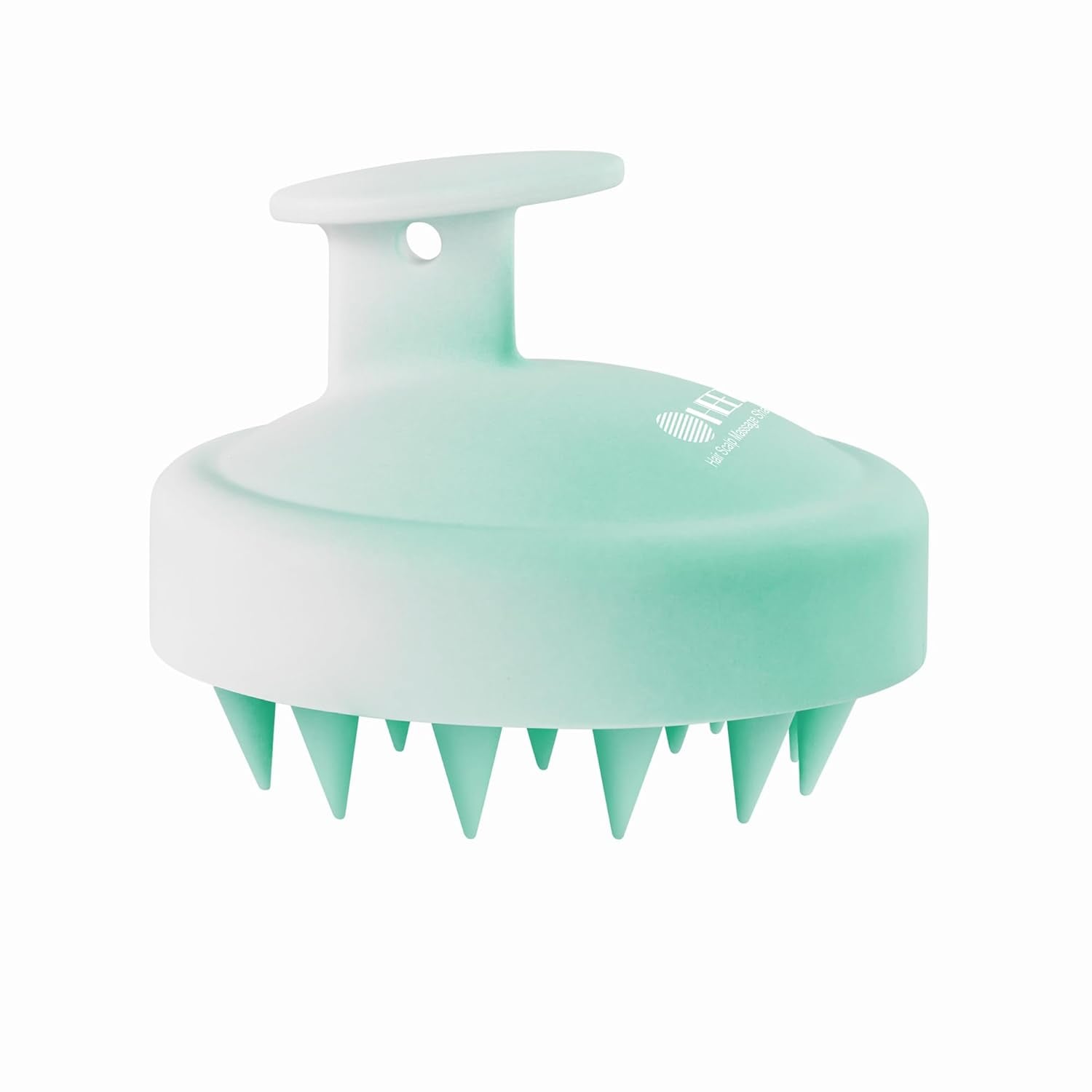 Scalp Massager Hair Growth, Soft Silicone Scalp Scrubber Shampoo Brush for Exfoliation, Dandruff Removal Head Massage Stress Relax, Wet & Dry Use for Thick Thin Curly Hair Care, Black