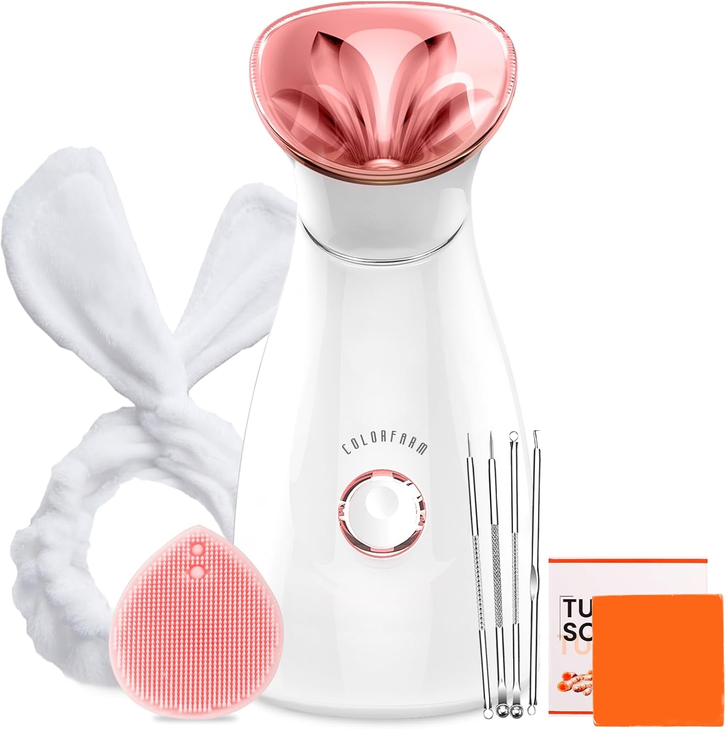 Facial Steamer Nano Ionic: Large 3-In-1 Face Steamer Deep Cleaning Unclogs Pores - Humidifier Towel Steamer Hot Mist Home Sauna Spa for Women Men Sinuses Moisturizing