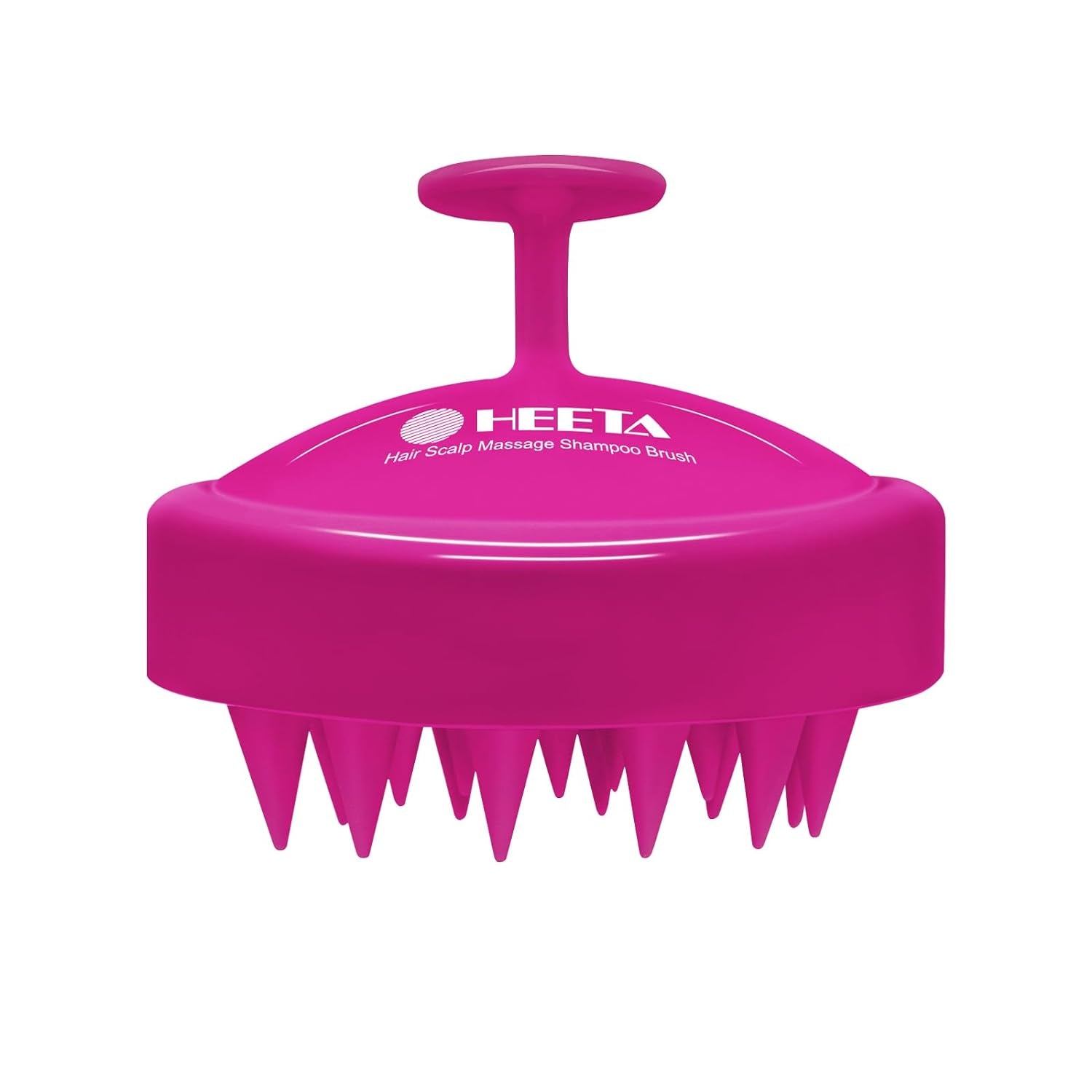 Scalp Massager Hair Growth, Soft Silicone Scalp Scrubber Shampoo Brush for Exfoliation, Dandruff Removal Head Massage Stress Relax, Wet & Dry Use for Thick Thin Curly Hair Care, Black