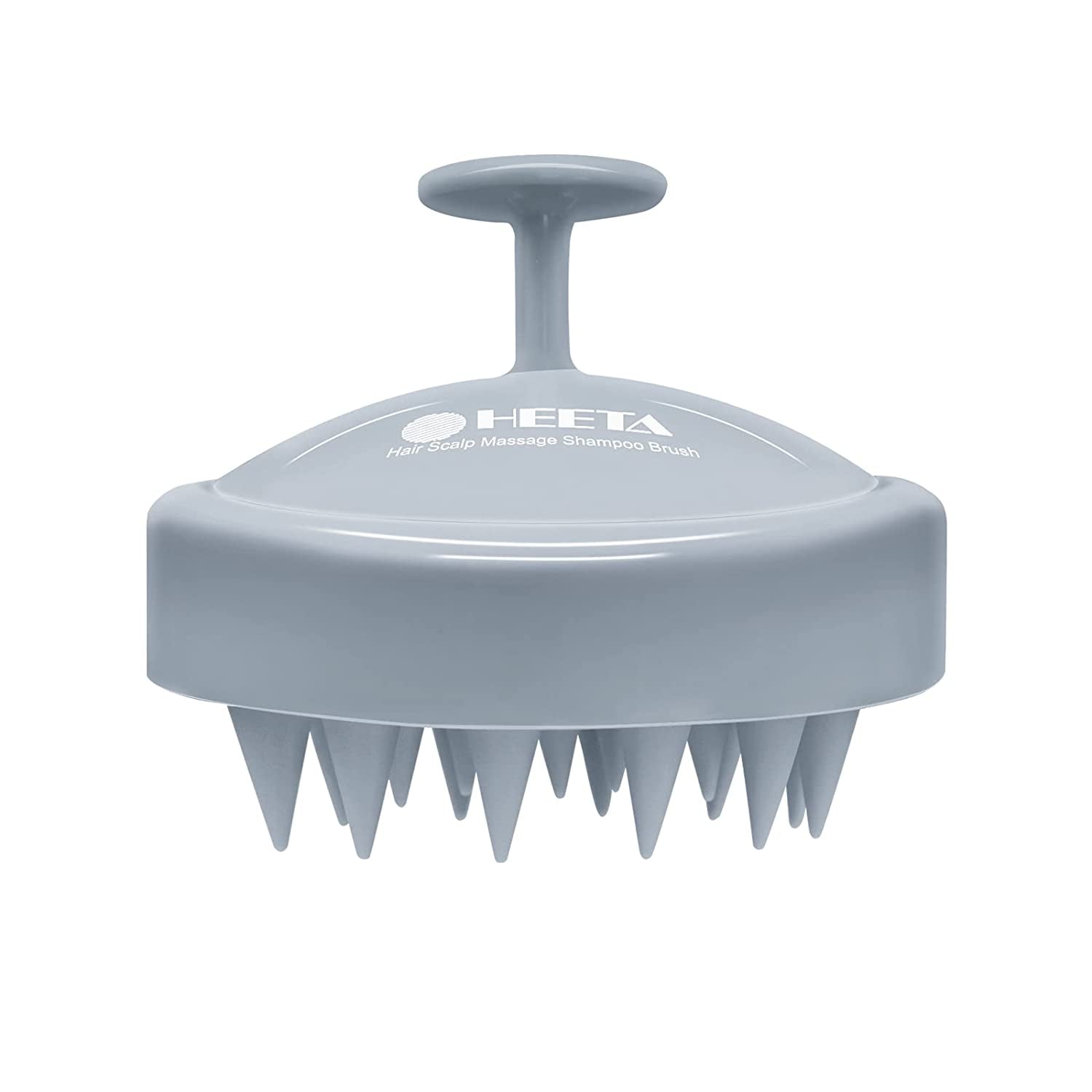 Scalp Massager Hair Growth, Soft Silicone Scalp Scrubber Shampoo Brush for Exfoliation, Dandruff Removal Head Massage Stress Relax, Wet & Dry Use for Thick Thin Curly Hair Care, Black