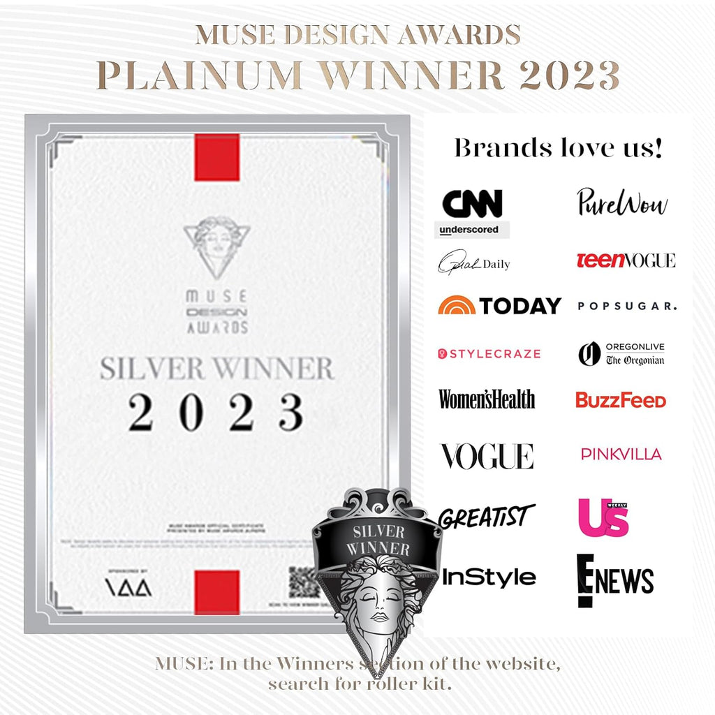 Icyme Gua Sha & Jade Roller Facial Tools Face Roller and Gua Sha Set for Puffiness and Redness Reducing Skin Care Routine, Self Care Gift for Men Women - Green