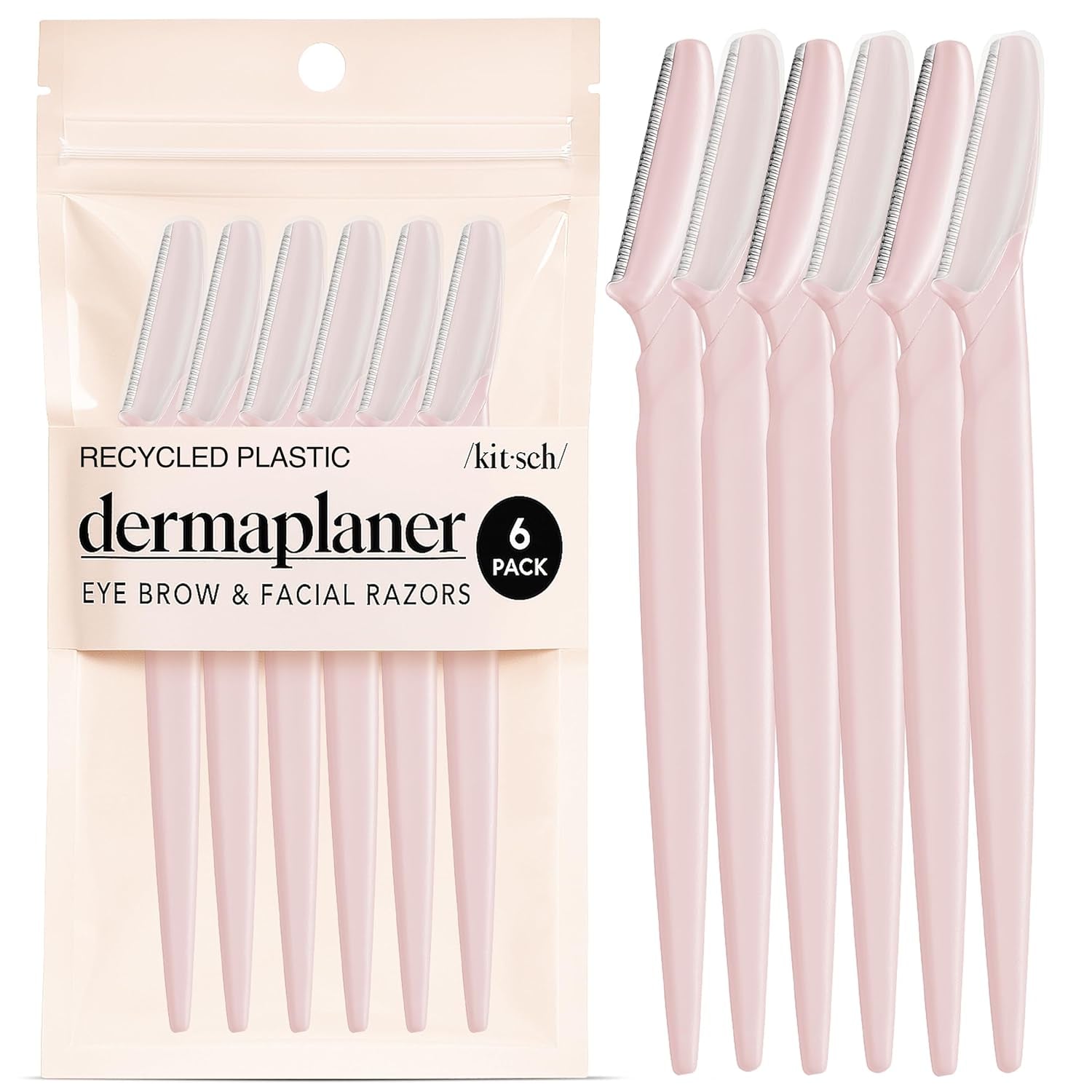 Dermaplane Razor for Women Face – Face Razors for Women & Men, Eyebrow Trimmer & Face Shaver – Exfoliating Facial Razor & Skin Care Tool for Smoother Skin - Terracotta, 12 Pcs