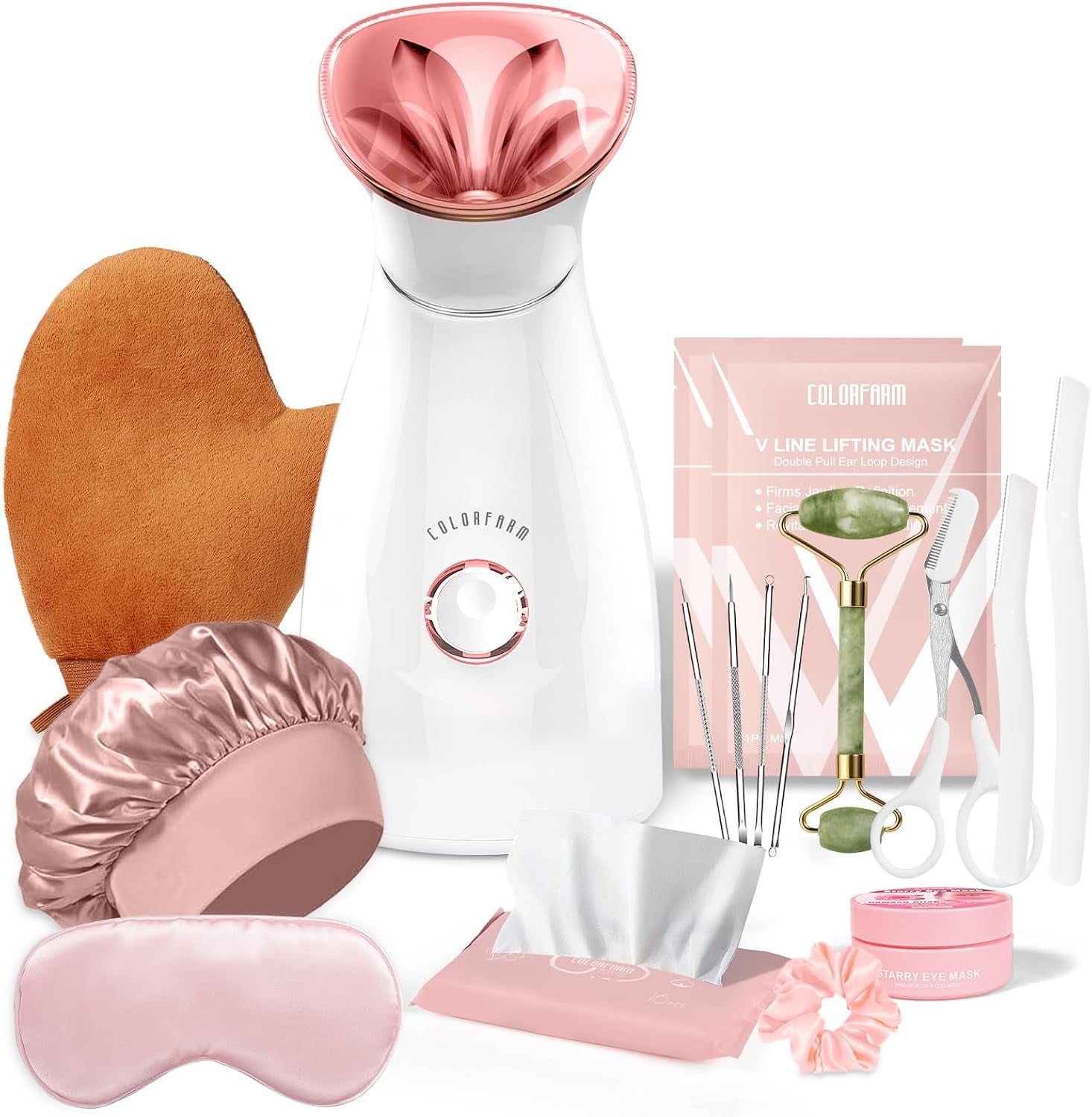 Facial Steamer Nano Ionic: Large 3-In-1 Face Steamer Deep Cleaning Unclogs Pores - Humidifier Towel Steamer Hot Mist Home Sauna Spa for Women Men Sinuses Moisturizing