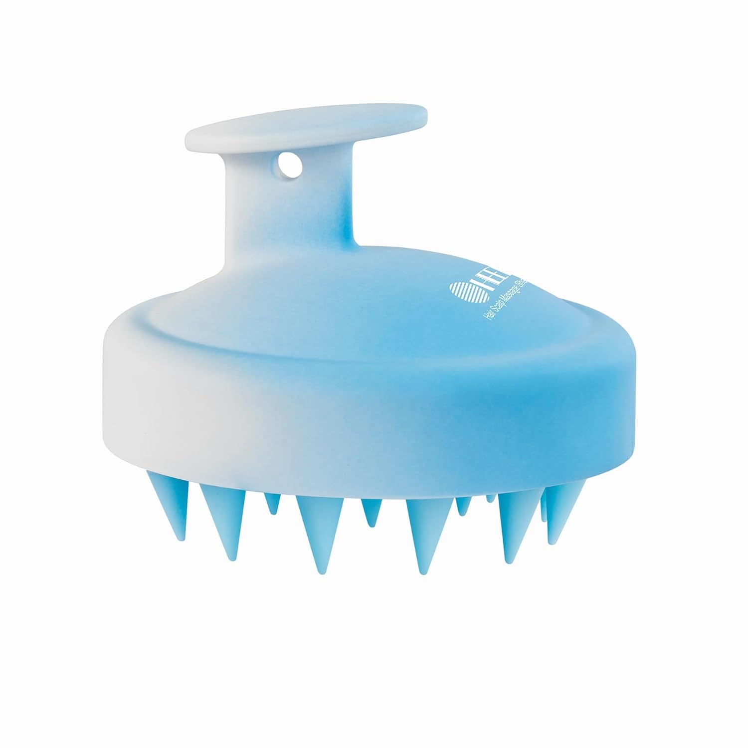 Scalp Massager Hair Growth, Soft Silicone Scalp Scrubber Shampoo Brush for Exfoliation, Dandruff Removal Head Massage Stress Relax, Wet & Dry Use for Thick Thin Curly Hair Care, Black